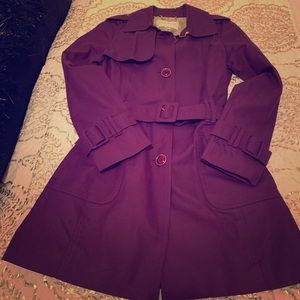 Banana Republic Purple Trench Coat